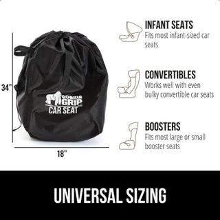 No. 1 - Gorilla Grip Car Seat Travel Bag - 5