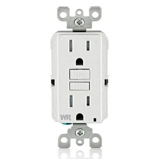 No. 10 - Leviton GFWT1-W Self-Test SmartlockPro Slim GFCI Weather-Resistant and Tamper-Resistant Receptacle - 1