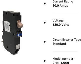 No. 2 - Eaton 20 Amps Arc Fault/Ground Fault Single Pole Circuit Breaker - 4