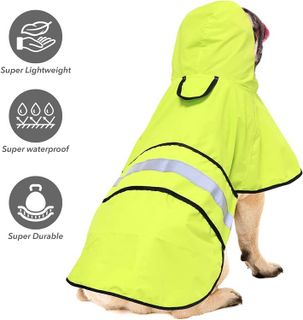 No. 8 - Ezierfy Waterproof Puppy Rain Jacket - 2