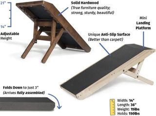 No. 2 - DoggoRamps Solid Hardwood Dog Ramp for Couch - 5