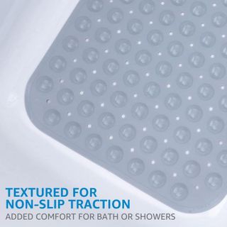 No. 3 - SlipX Solutions Power Grip Extra Long Bath Tub & Shower Mat - 3