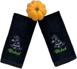 No. 4 - Serafina Home Halloween Fingertip Towels - 4