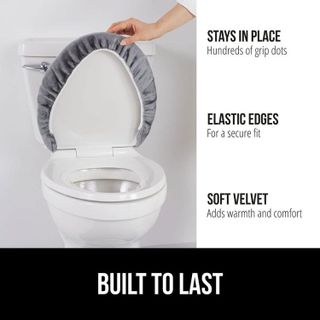 No. 4 - Gorilla Grip Memory Foam Toilet Lid Seat Cover - 3