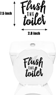 No. 8 - Azure Zone Toilet Seat Sticker Decal - 2