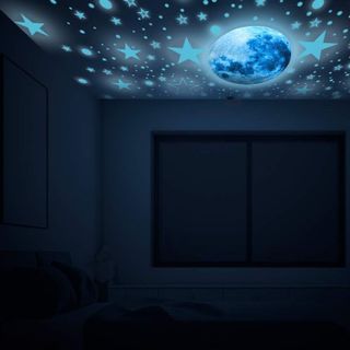 No. 8 - DESERT CAMEL Glow in The Dark Stars and Moon Wall Stickers - 5