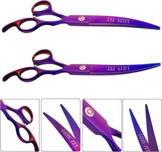 No. 4 - LILYS PET Professional PET DOG Grooming Coated Titanium Scissors Suit - 3