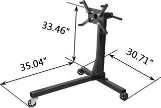 No. 4 - BIG RED AT23401BR Torin Steel Rotating Engine Stand - 2