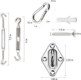 No. 7 - Shade Sail Hardware Kit - 2