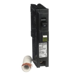 No. 10 - Square D by Schneider Electric HOM120CAFIC Homeline 20 Amp Single-Pole CAFCI Circuit Breaker - 1