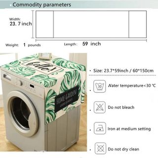 No. 10 - Myupon Washing Machine Dust Cover - 4