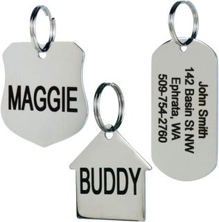 No. 9 - GoTags Stainless Steel Dog ID Tag - 5