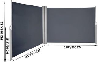 No. 9 - VEVOR Grey Retractable Awning - 2