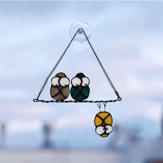 No. 9 - HEDYANER Colorful Owl Suncatcher - 2