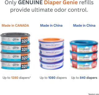 No. 2 - Diaper Genie Essentials Round Refill 4-Pack - 2