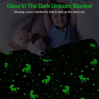 No. 6 - Unicorn Glow in The Dark Blanket - 2