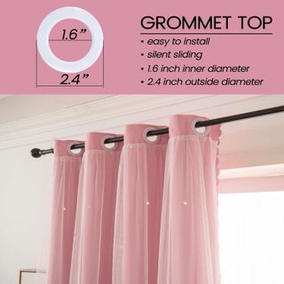 No. 4 - LUGOTAL Girls Curtains - 3