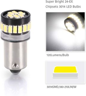 No. 9 - LUYED BAX9s 3014 24smd LED Bulbs - 3