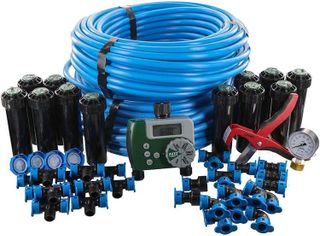 No. 4 - Orbit 50021 Large Area 2-Zone All-in-One Automatic Sprinkler System Kit - 1
