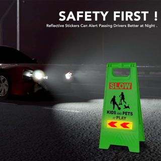 No. 7 - XPCARE 4Pack Kids Playing Street Safety Sign - 3