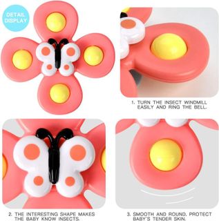 No. 2 - TOHIBEE Suction Cup Spinner Toys - 5