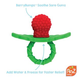 No. 5 - RaZbaby RaZberry Silicone Baby Teether Toy - 4