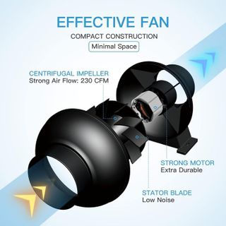 No. 7 - iPower 4 Inch Inline Ventilation Fan - 2