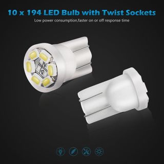 No. 2 - Partsam T10 LED Dash Bulb - 2