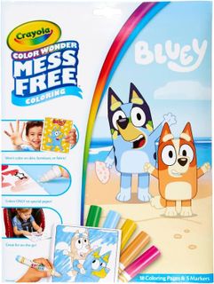 No. 1 - Crayola Color Wonder Bluey Coloring Pages and Markers - 1