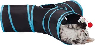 No. 1 - Tempcore Pet Cat Tunnel Tube Toys 3 Way Collapsible - 2