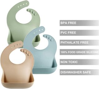 No. 2 - PandaEar Silicone Baby Bibs - 5