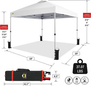 No. 2 - CROWN SHADES Pop up Canopy - 4