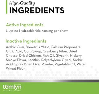 No. 10 - Tomlyn Immune Support Daily L-Lysine Supplement - 5