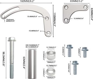 No. 7 - Power Steering Pump Bracket - 2