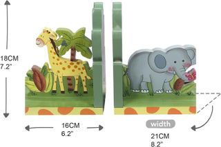 No. 2 - Sunny Safari Bookends - 5