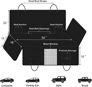No. 9 - Femuar Dog Car Seat Cover - 5