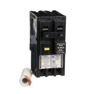 No. 4 - Square D Homeline 20 Amp GFCI Circuit Breaker - 1