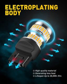 No. 2 - AUXITO LED Turn Signal Light Bulbs - 5