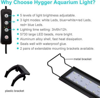 No. 7 - hygger 14W Full Spectrum Aquarium Light - 2