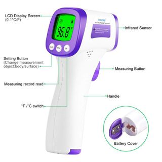 No. 9 - Hotodeal Infrared Forehead Thermometer - 4
