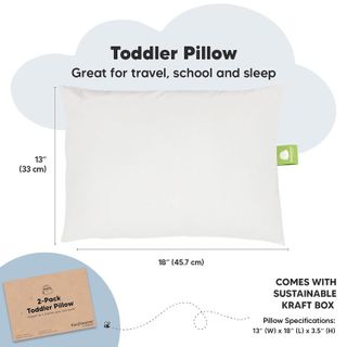 No. 3 - KeaBabies 2-Pack Toddler Pillow - 3