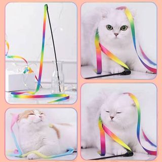 No. 5 - LASOCUHOO Interactive Cat Feather Toy - 5