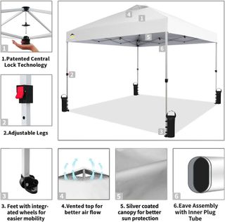 No. 2 - CROWN SHADES Pop up Canopy - 3