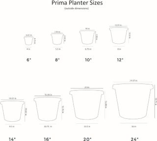 No. 5 - The HC Companies 10 Inch Round Prima Planter - 4