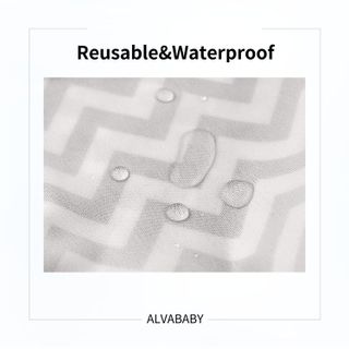 No. 1 - ALVABABY 2pcs Cloth Diaper Wet Dry Bags - 3