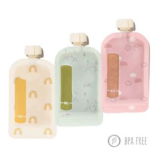 No. 8 - Hippypotamus Reusable Baby Food Pouches - 5