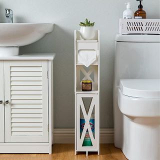 No. 3 - J JINXIAMU Small Bathroom Storage Cabinet - 1