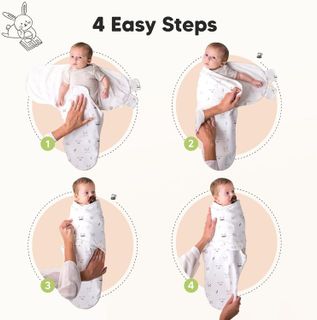 No. 3 - 3-Pack Organic Baby Swaddle Sleep Sacks - 3