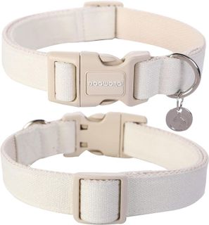 No. 8 - DOGWONG Cotton Hemp Dog Collar - 1