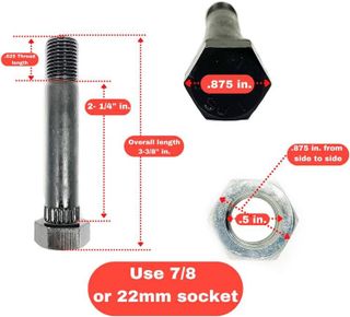 No. 2 - Tandem Trailer Axle Shackle Kit - 4